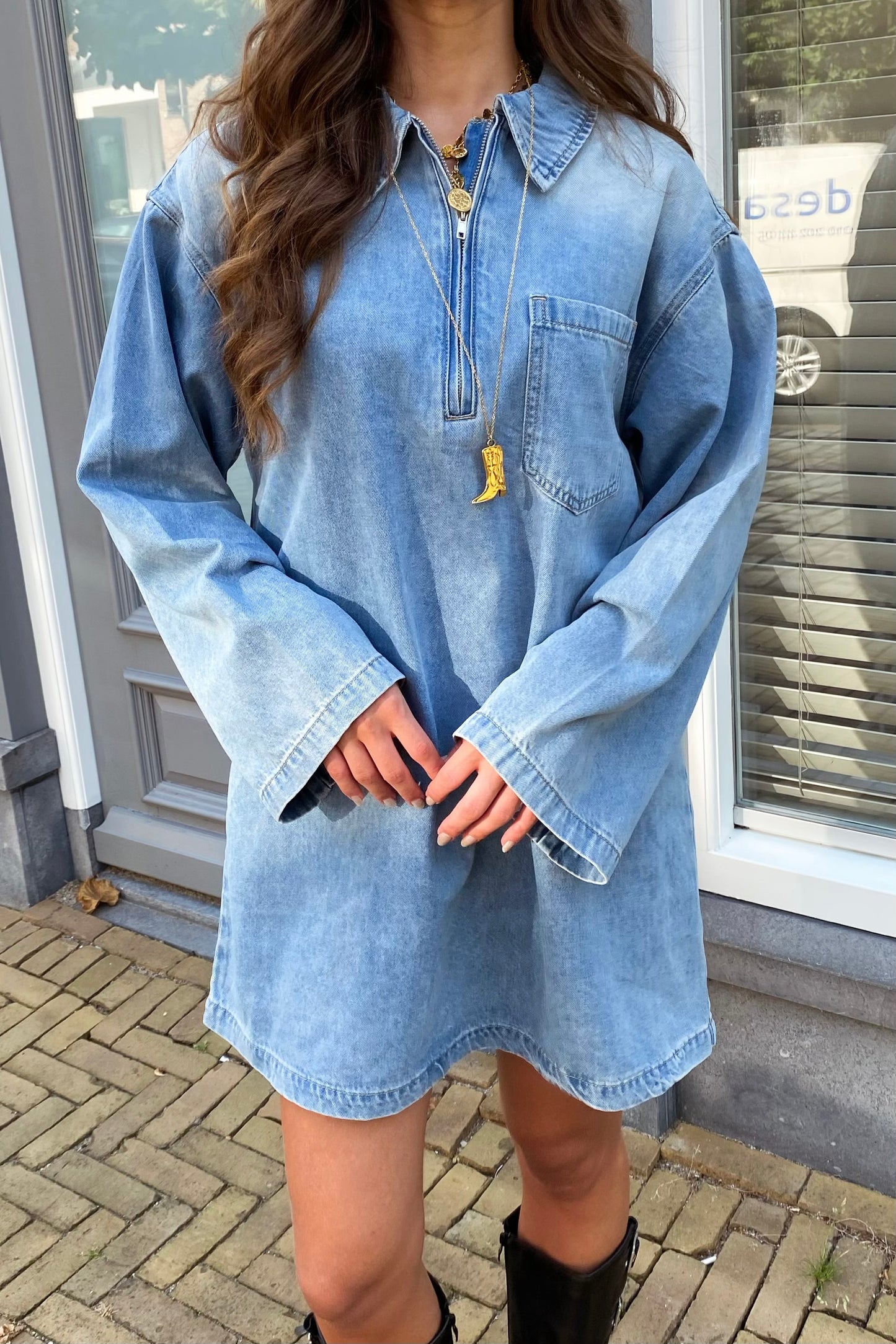 Demy oversized denim dress