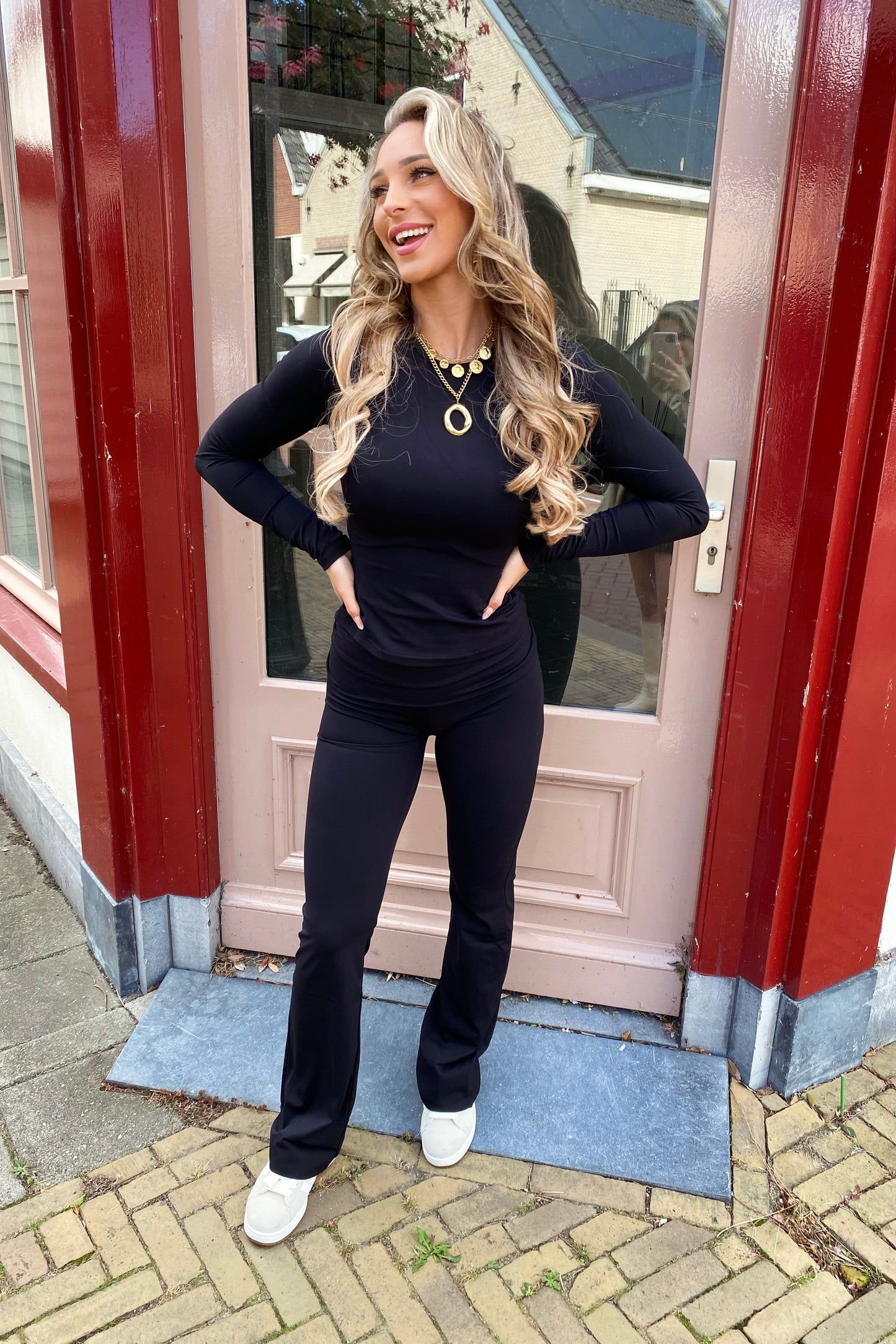 Lauren stretch top - Black