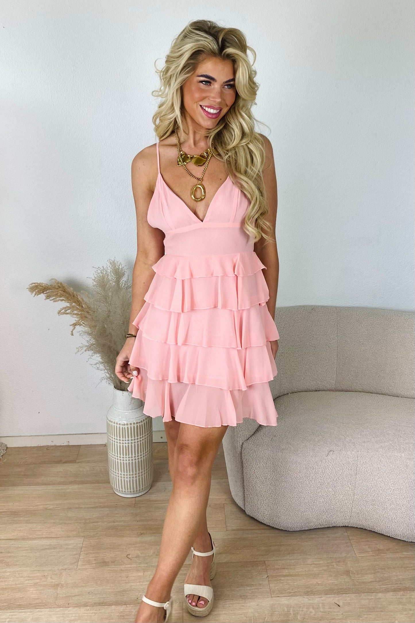 Esmee - jurk roze