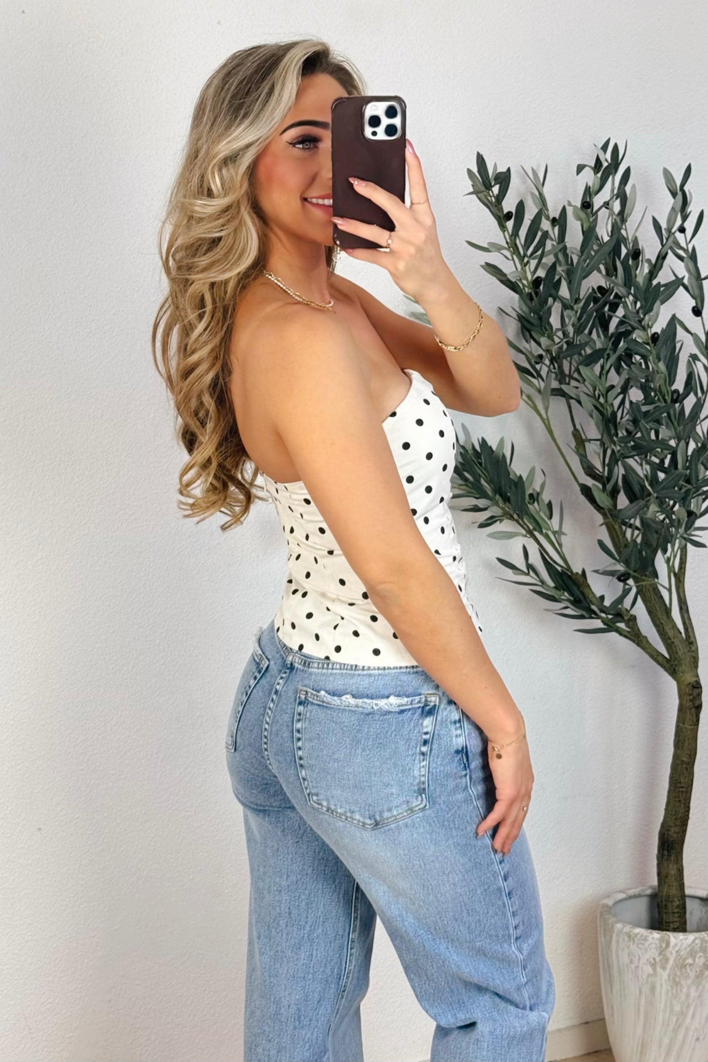 Tamara strapless top
