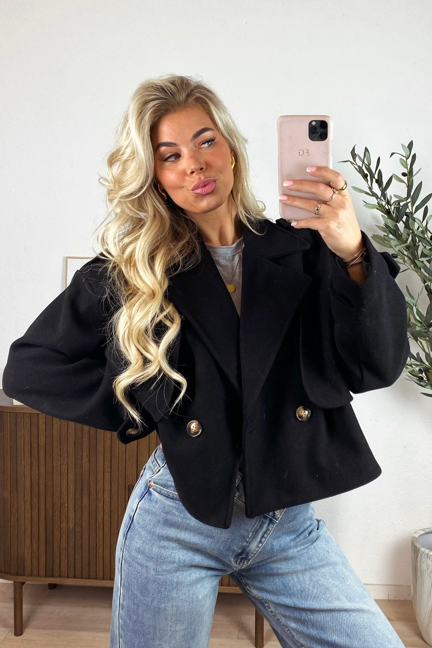 Luna trenchcoat - Black