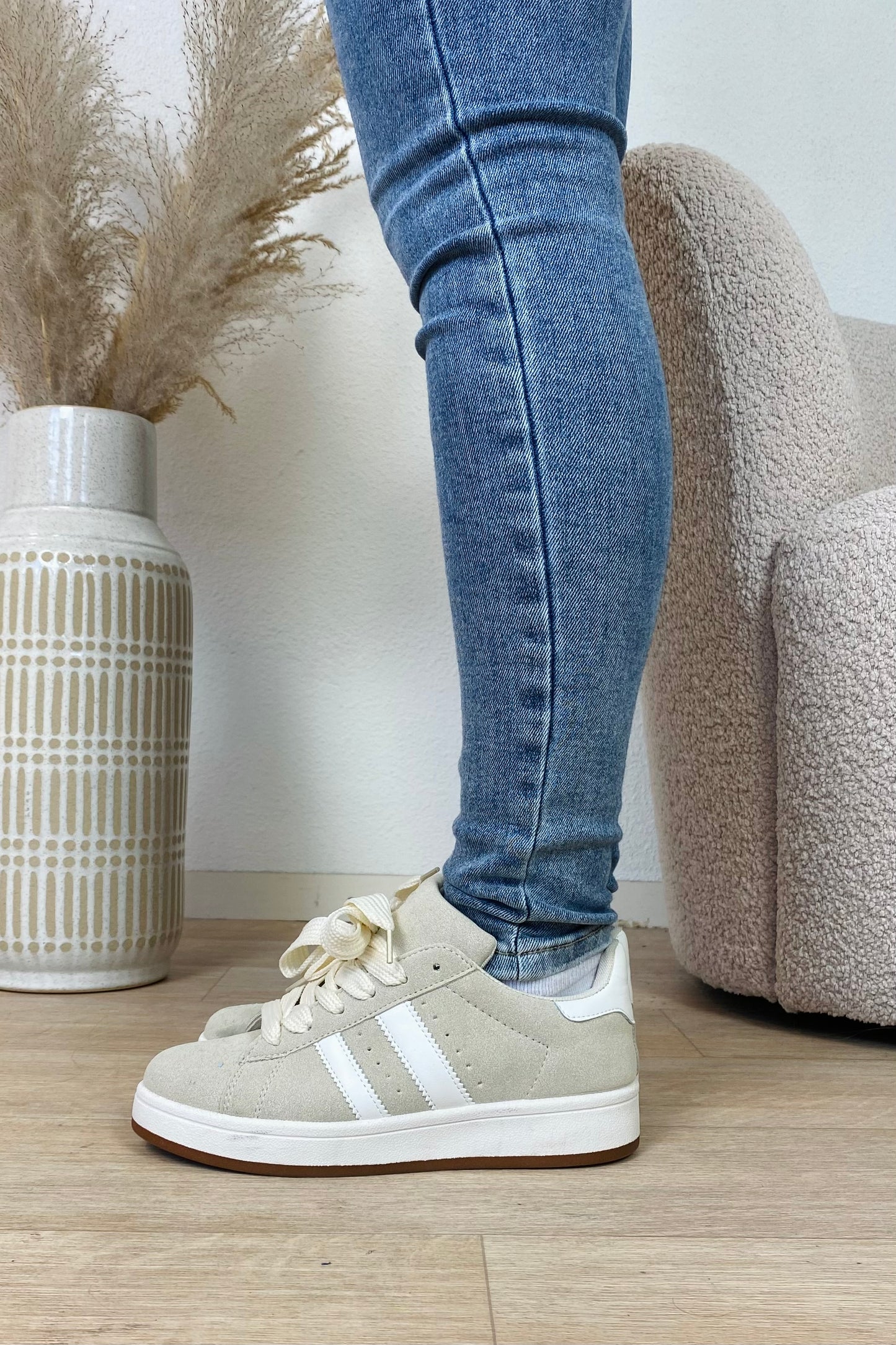 Suzie - sneakers beige