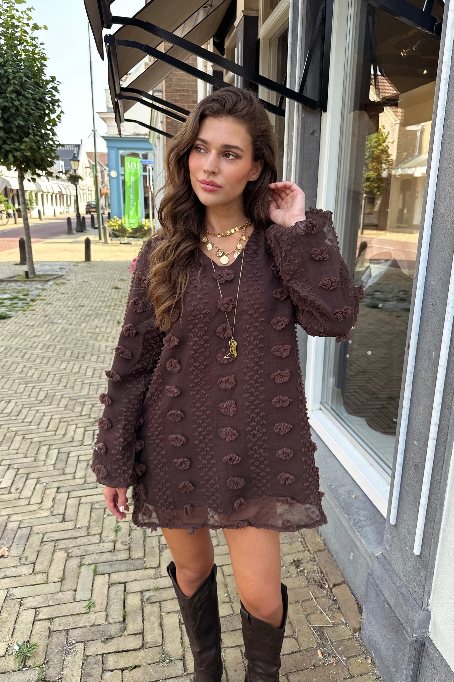 Kate dress - Brown