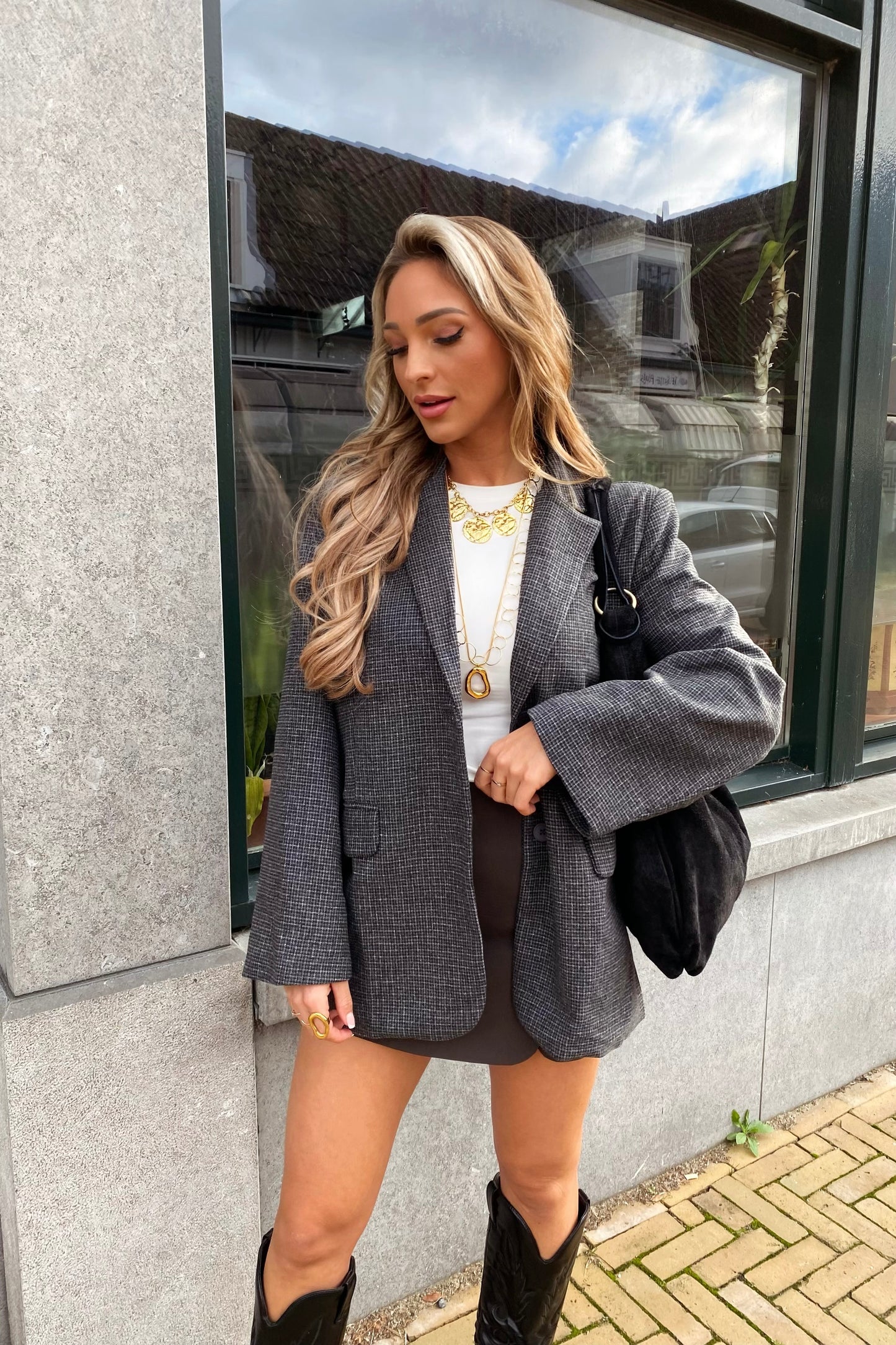 Jasmin blazer - Grey