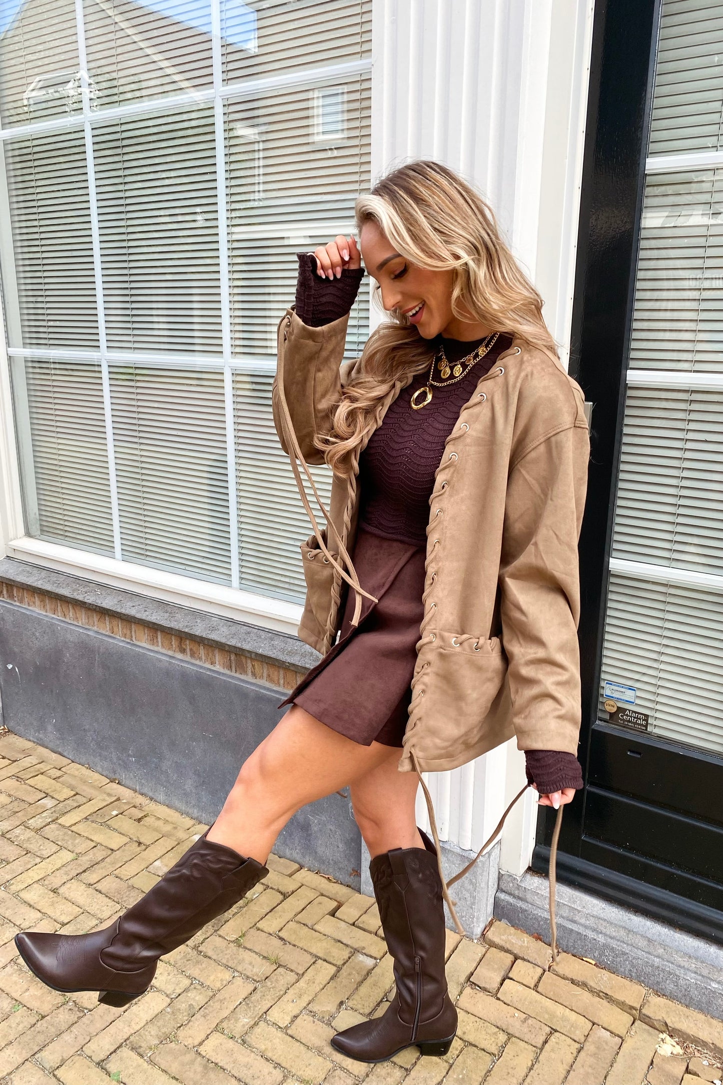Dakota suede jack - Camel