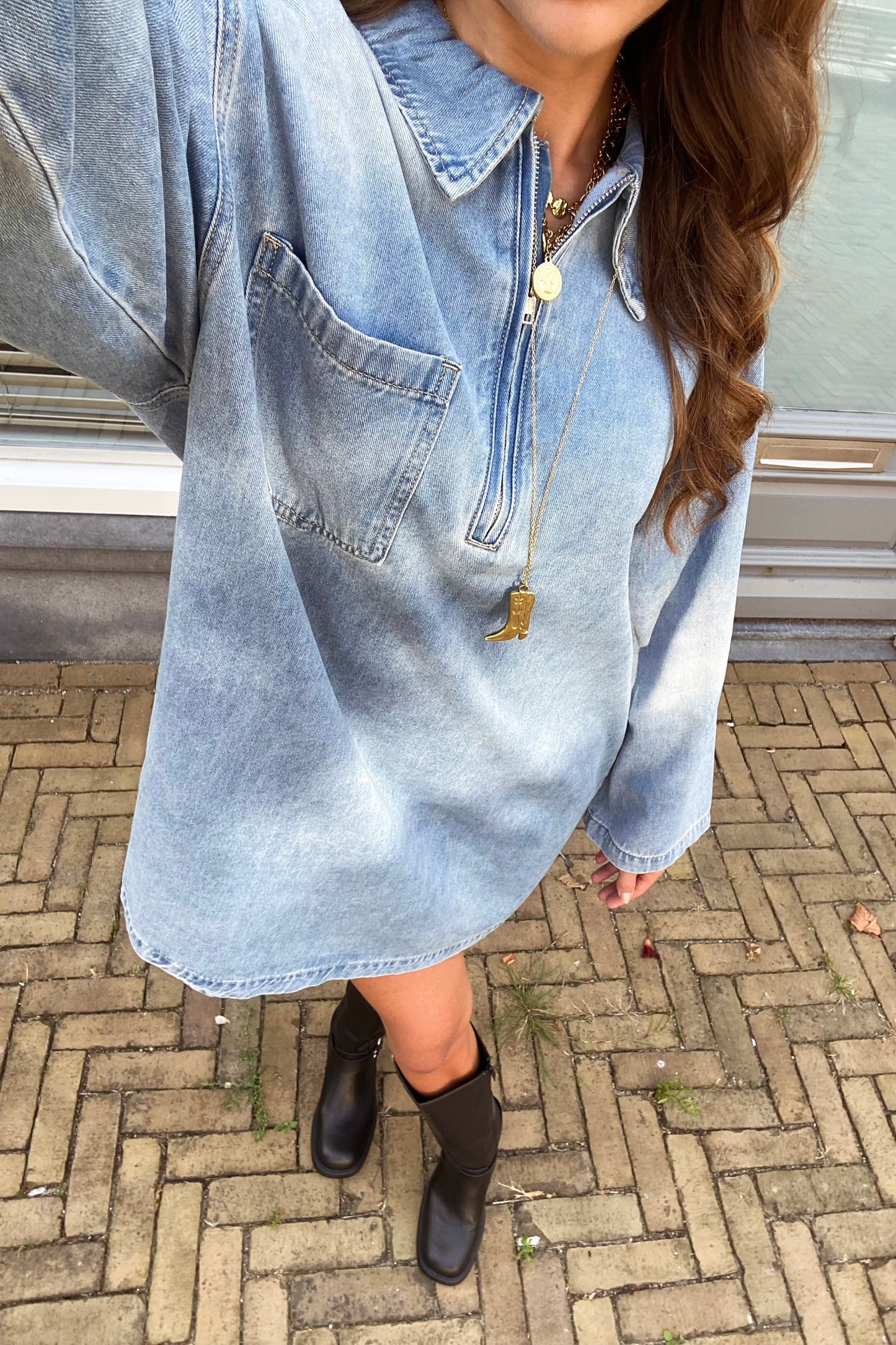 Demy oversized denim dress