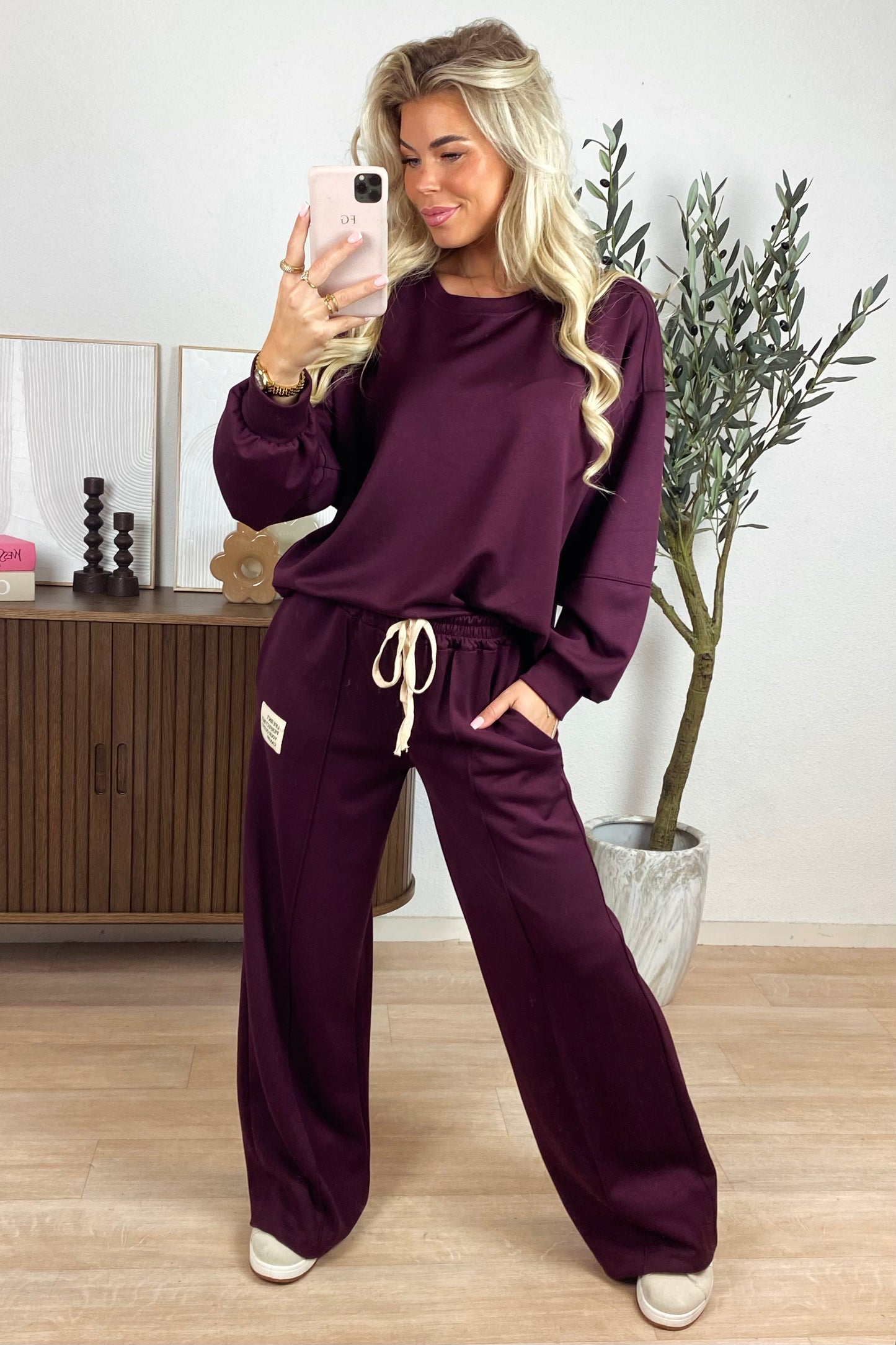 Emma lounge set - Bordeaux