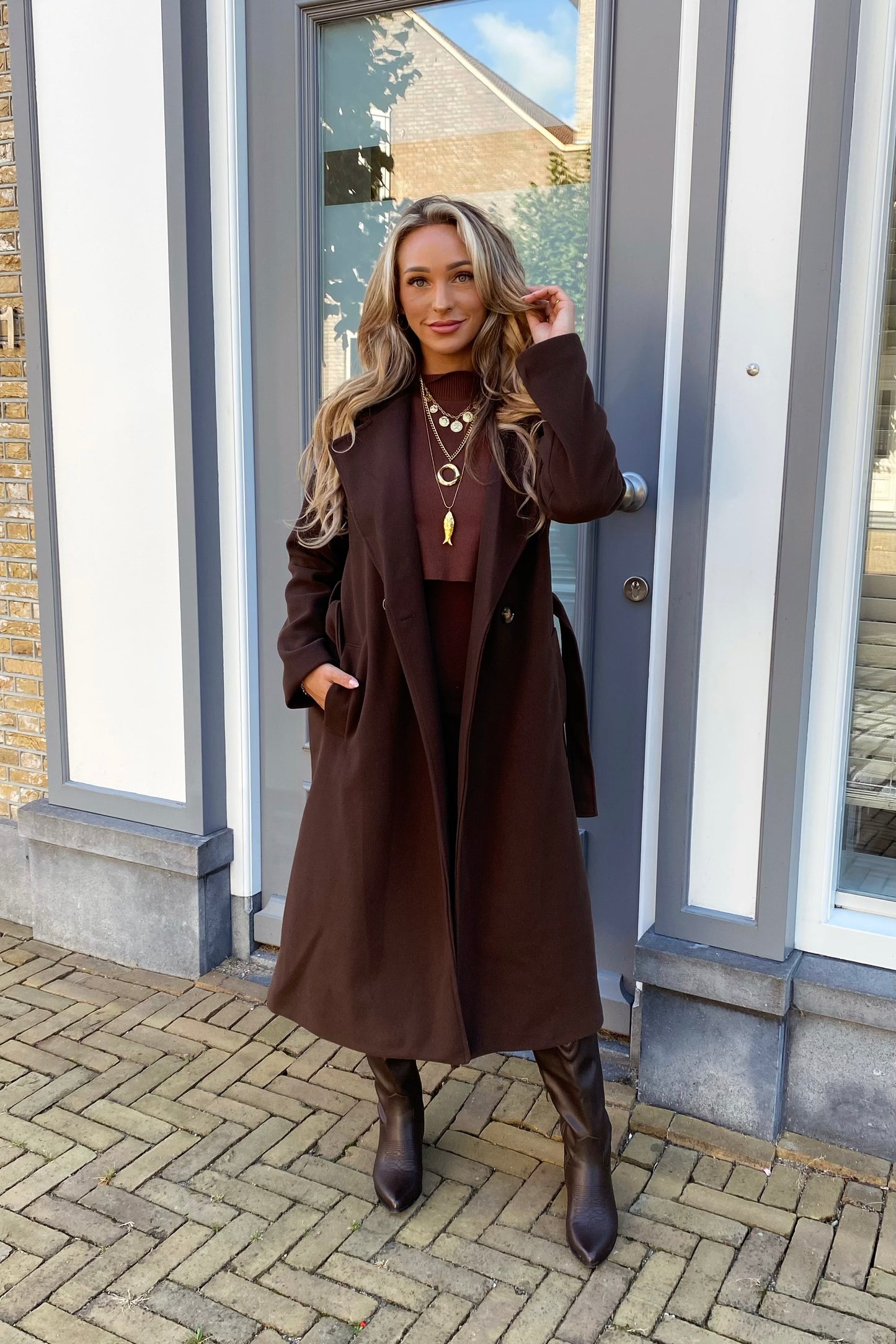 Megan coat - Brown