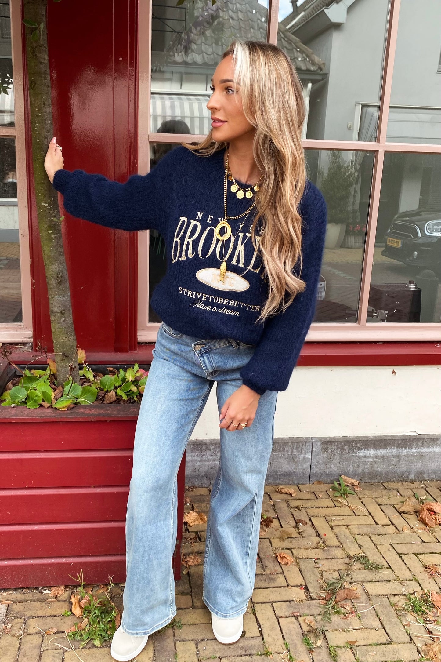 Brooklyn knit - Blue