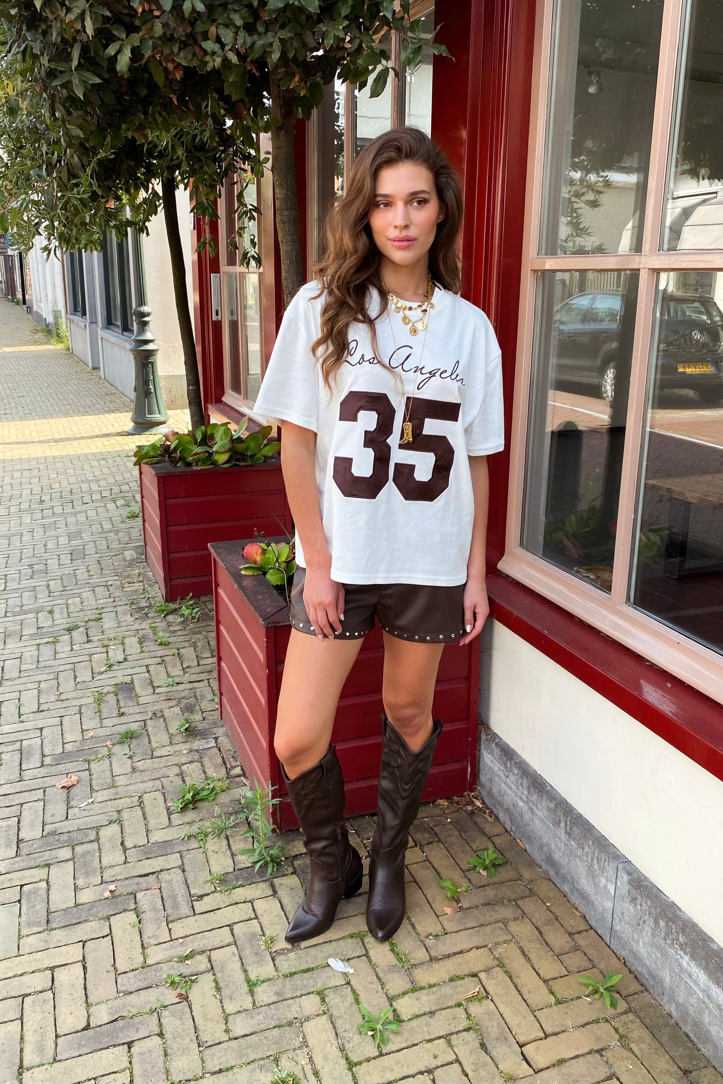 Los Angeles t-shirt - Brown
