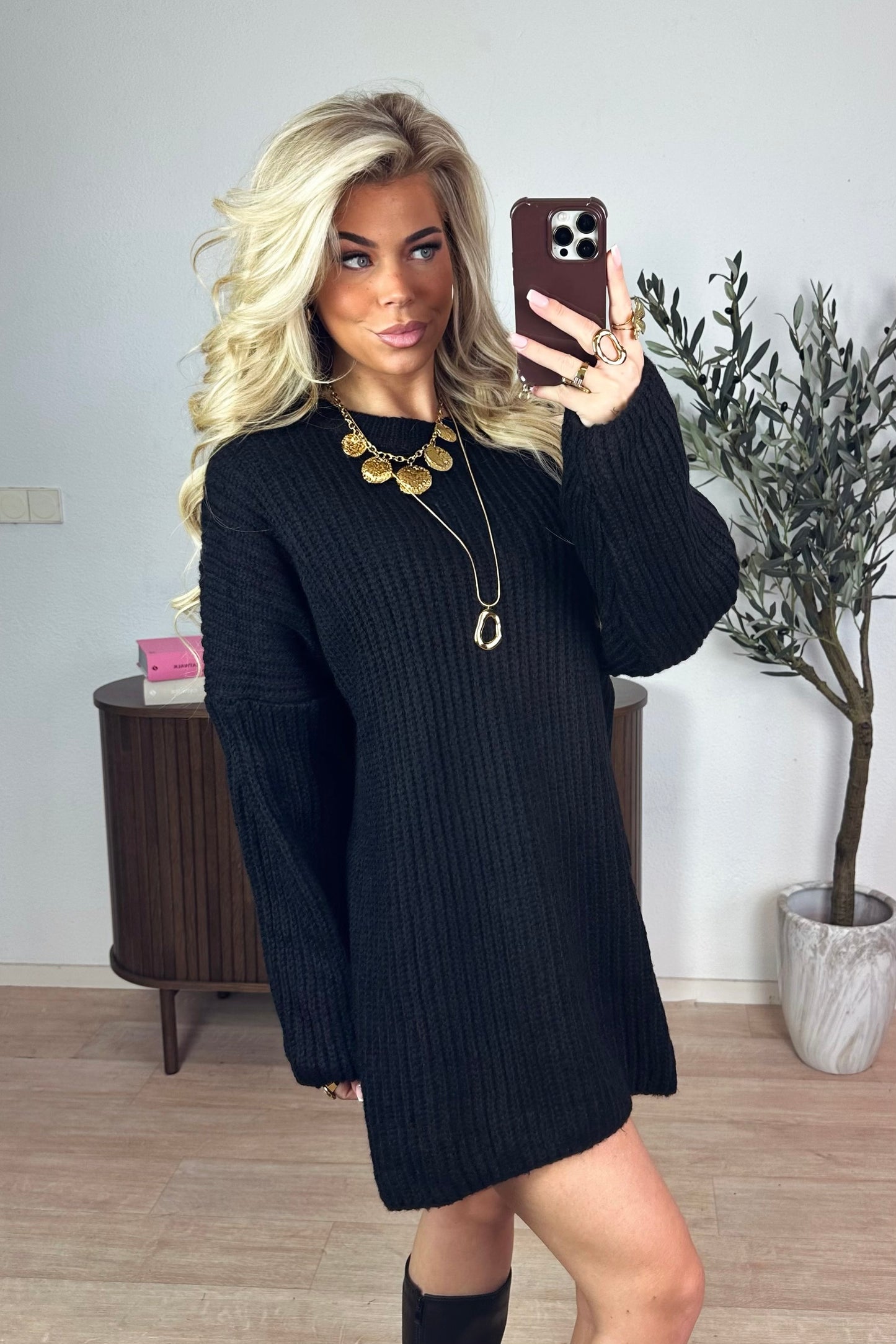 Elisa knit dress - Black