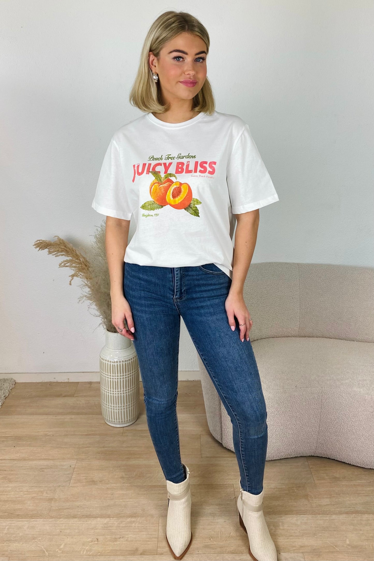 Juicy Bliss t-shirt - Wit