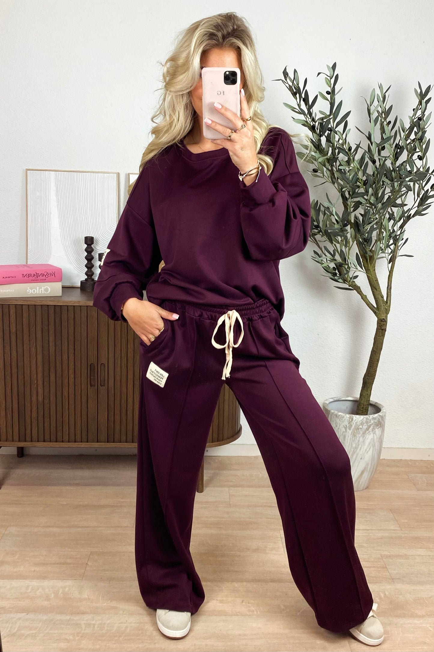 Emma lounge set - Bordeaux