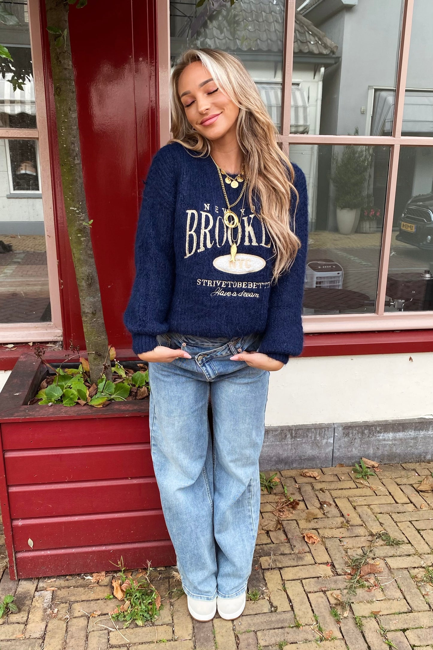 Brooklyn knit - Blue
