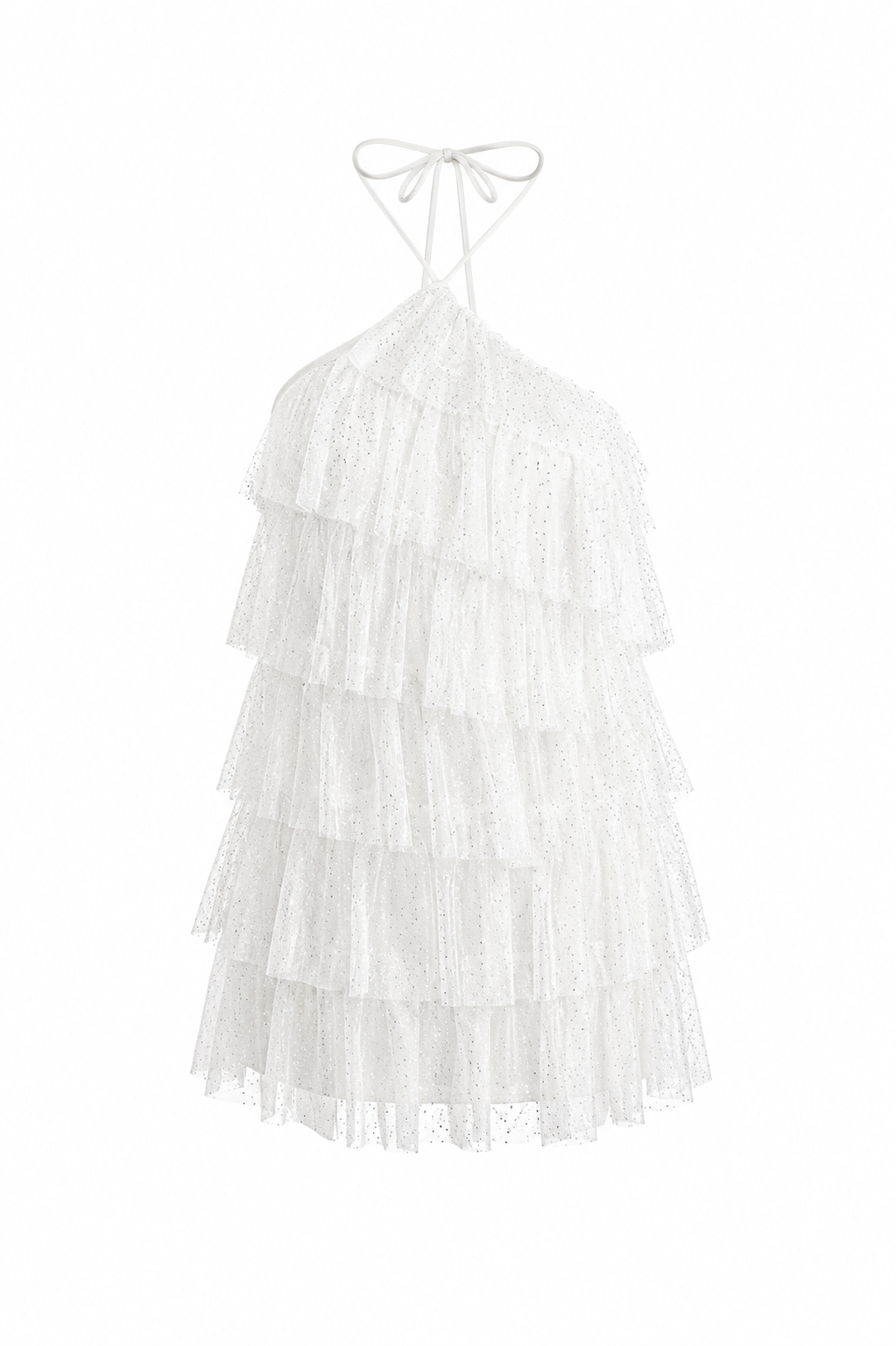 Yuna sparkle dress - White