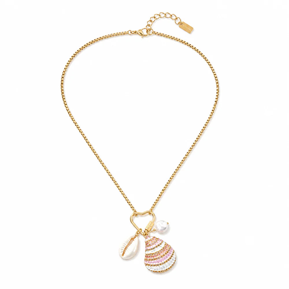 Shell charm ketting
