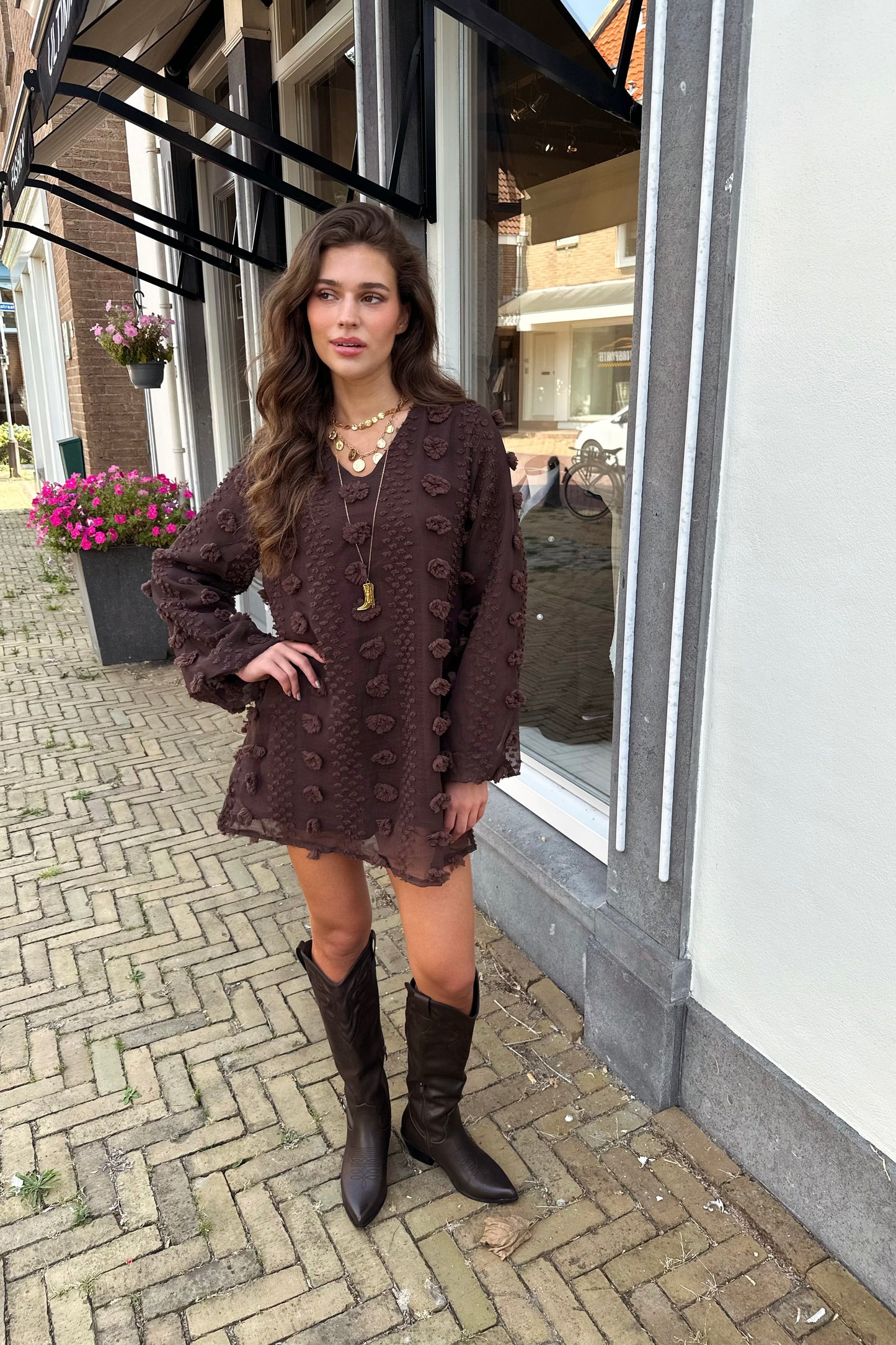 Kate dress - Brown