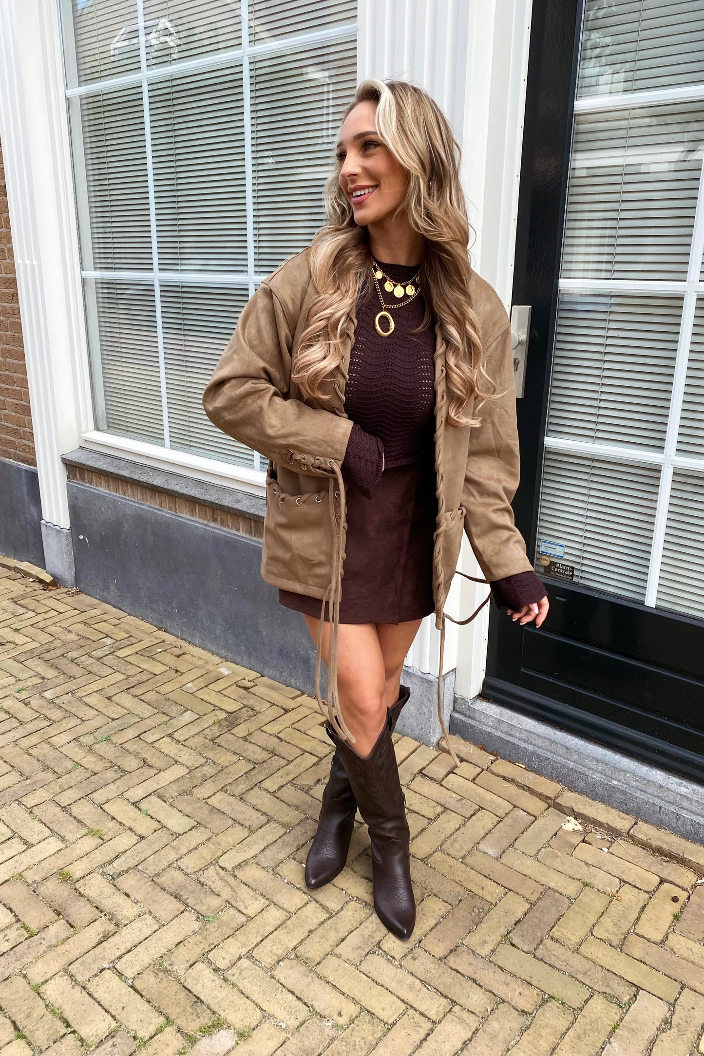 Dakota suede jack - Camel