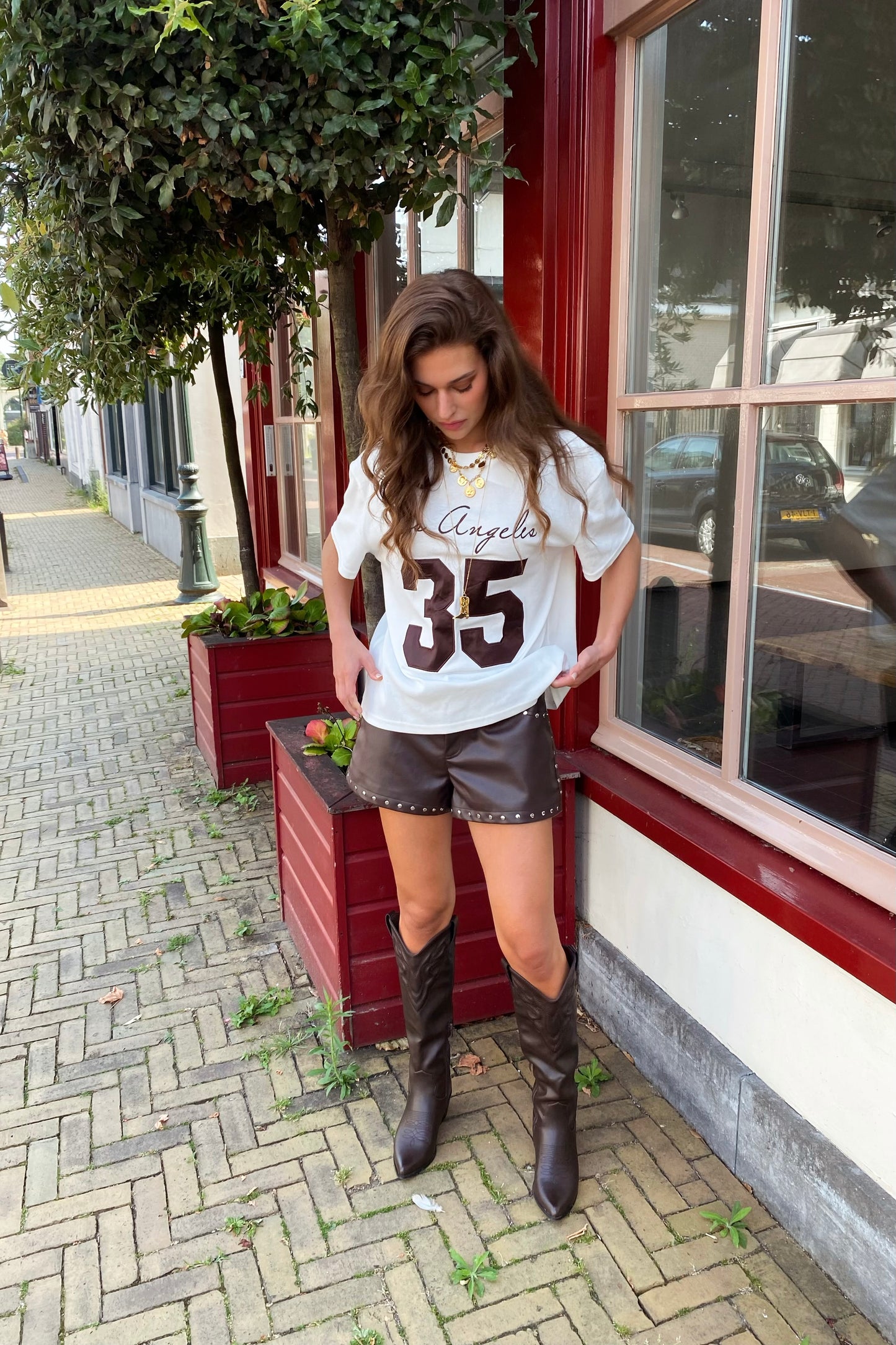 Los Angeles t-shirt - Brown