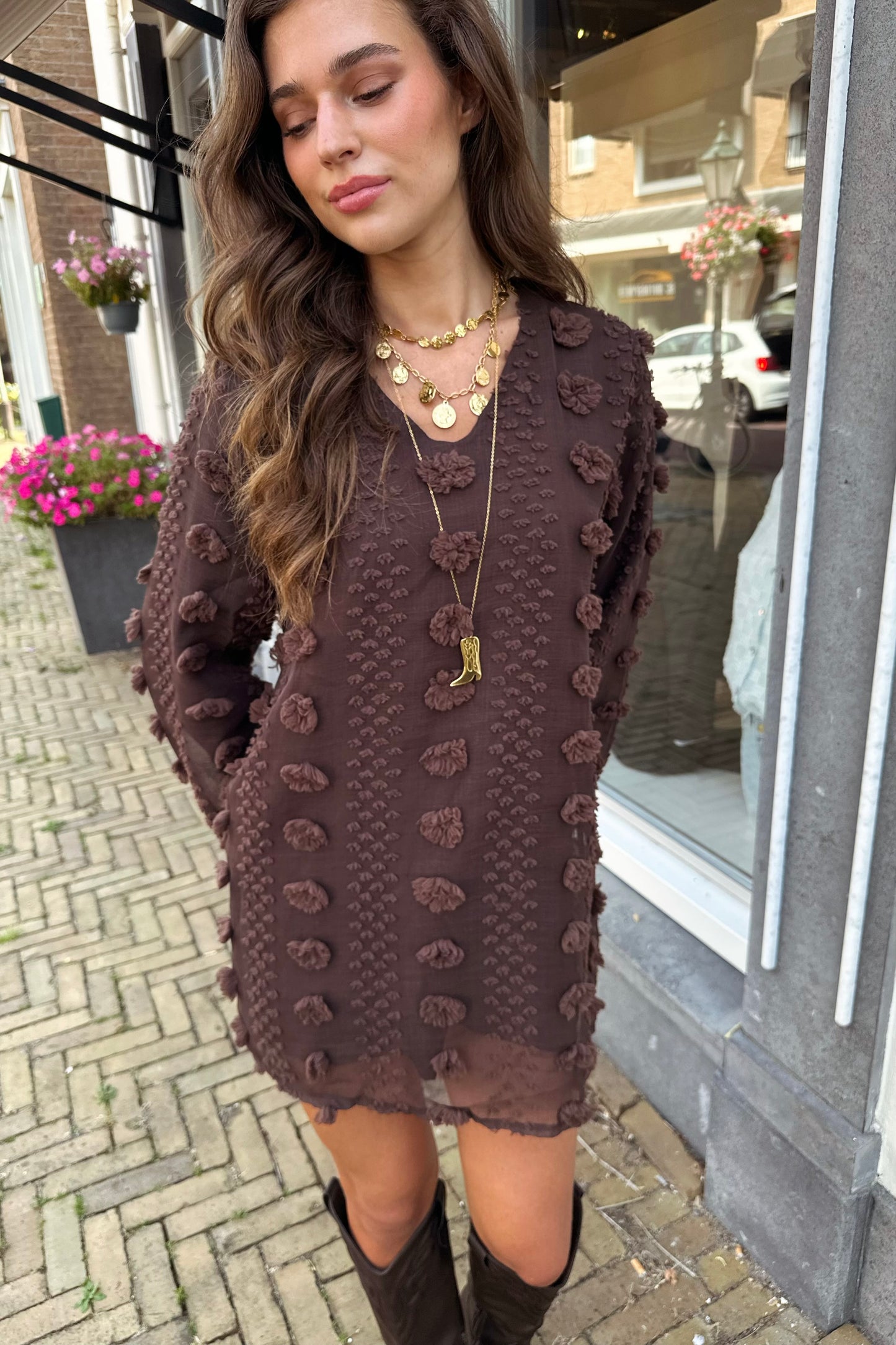 Kate dress - Brown