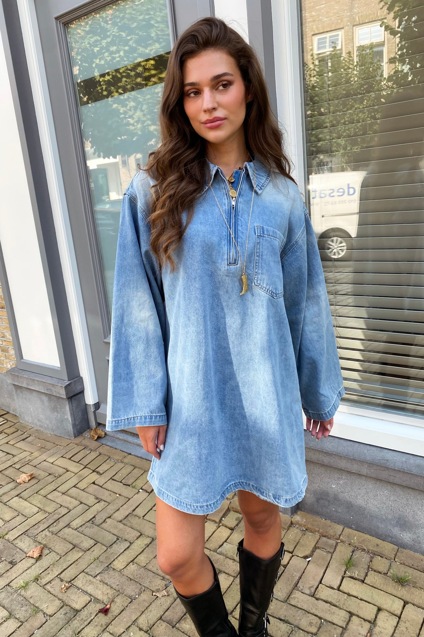 Demy oversized denim dress