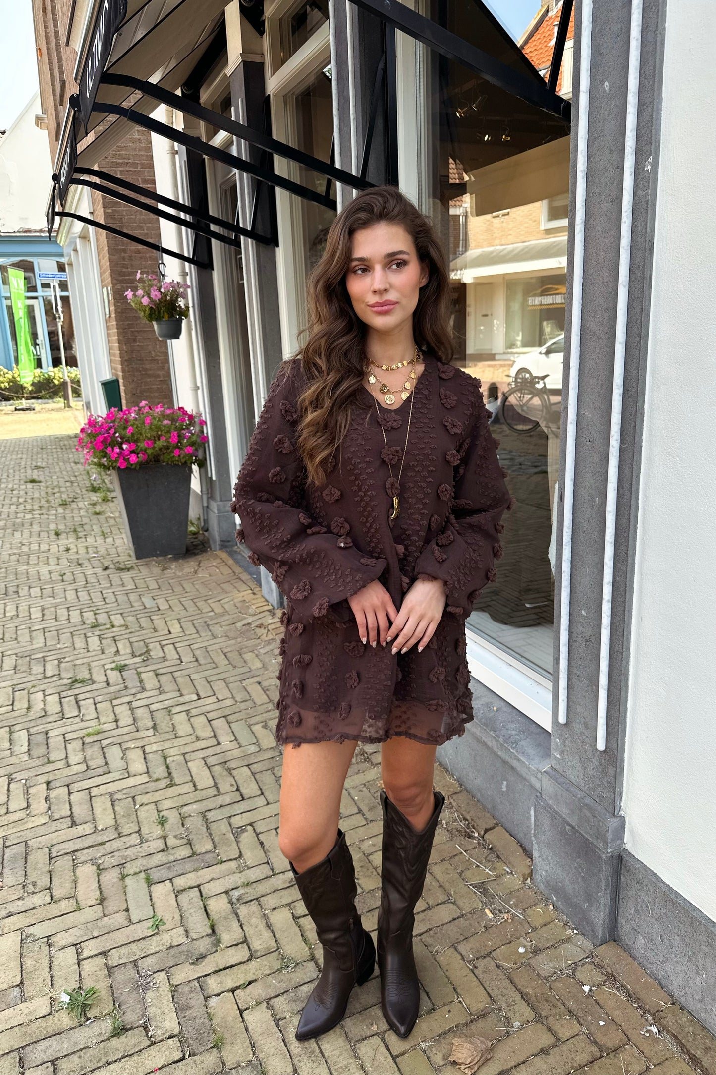 Kate dress - Brown