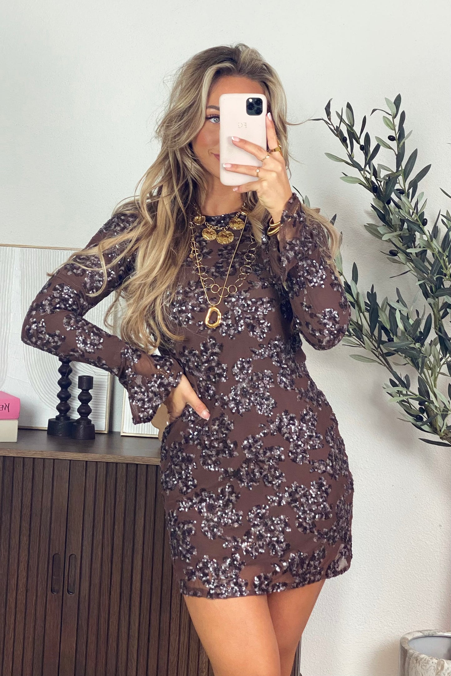 Seline dress - Brown