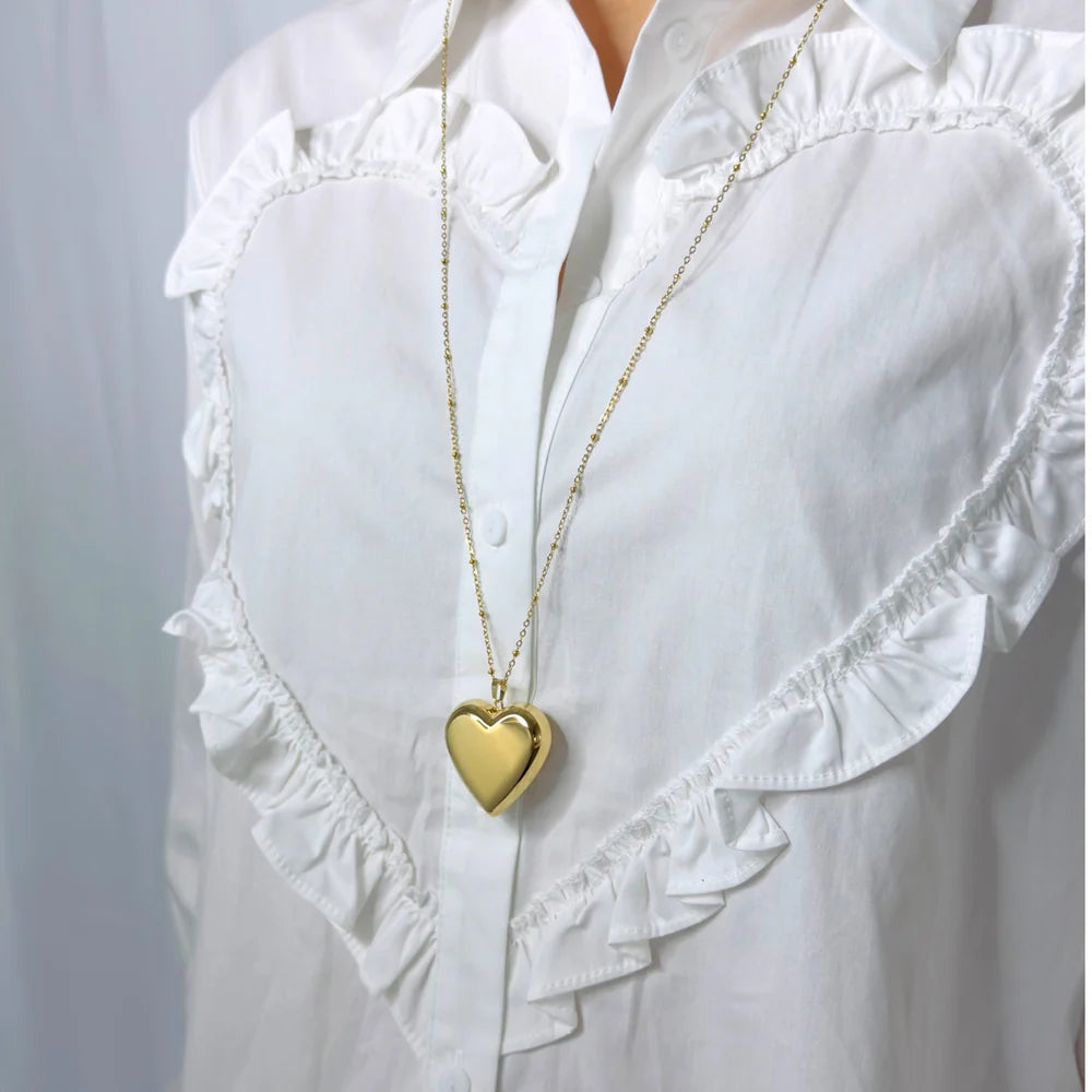 Sweetheart love lange ketting - Goud