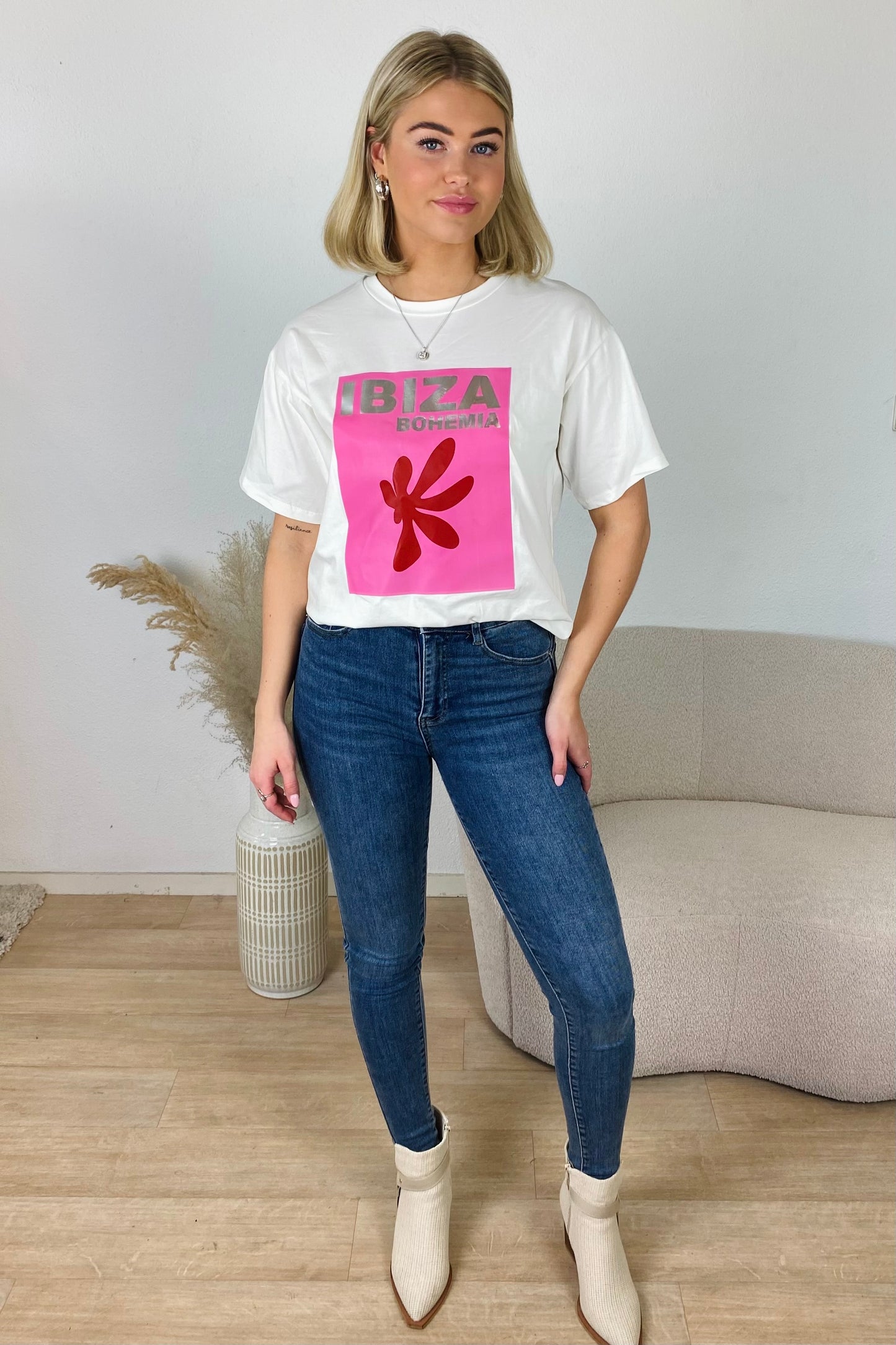 Ibiza bohemia t-shirt - Roze