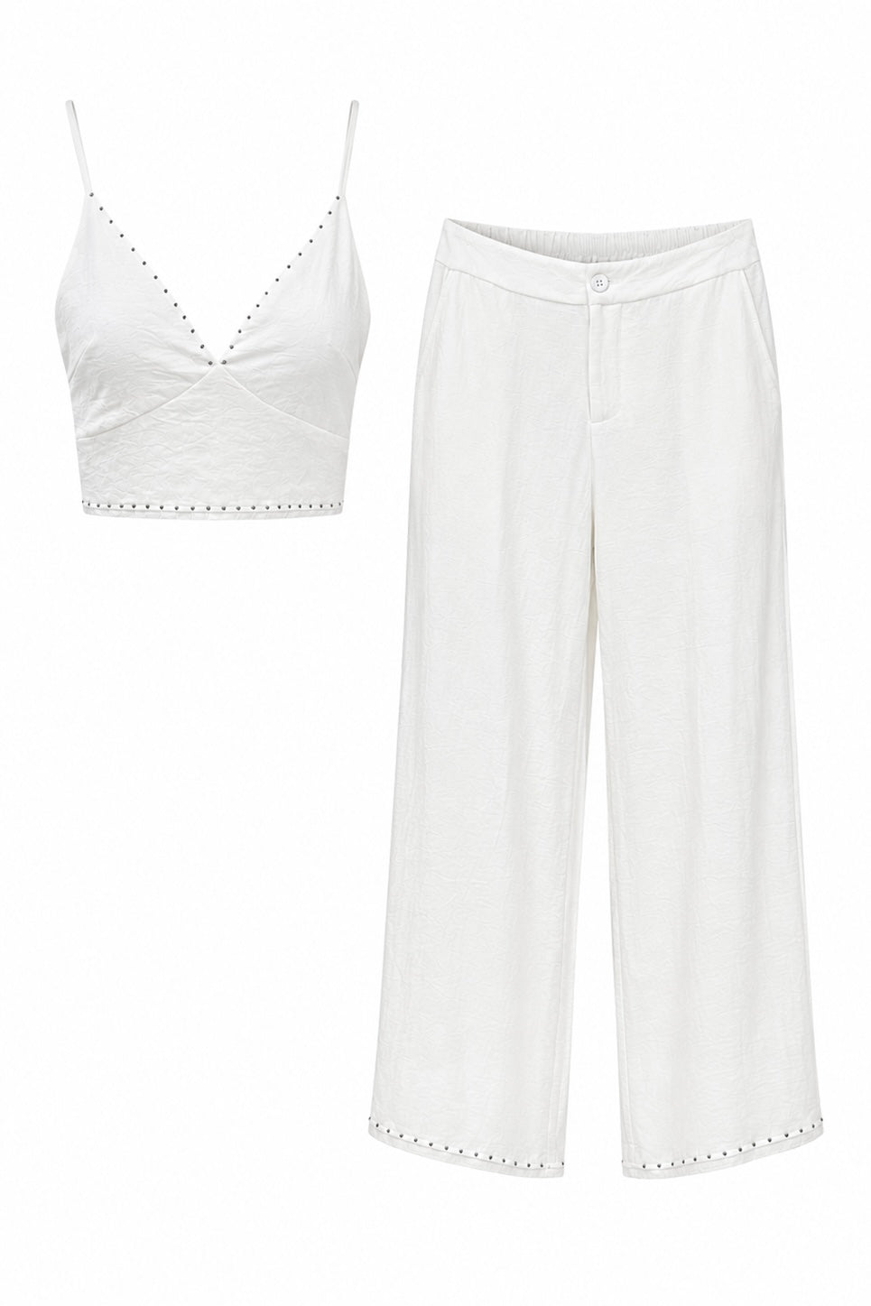 Indy linnen set - Wit