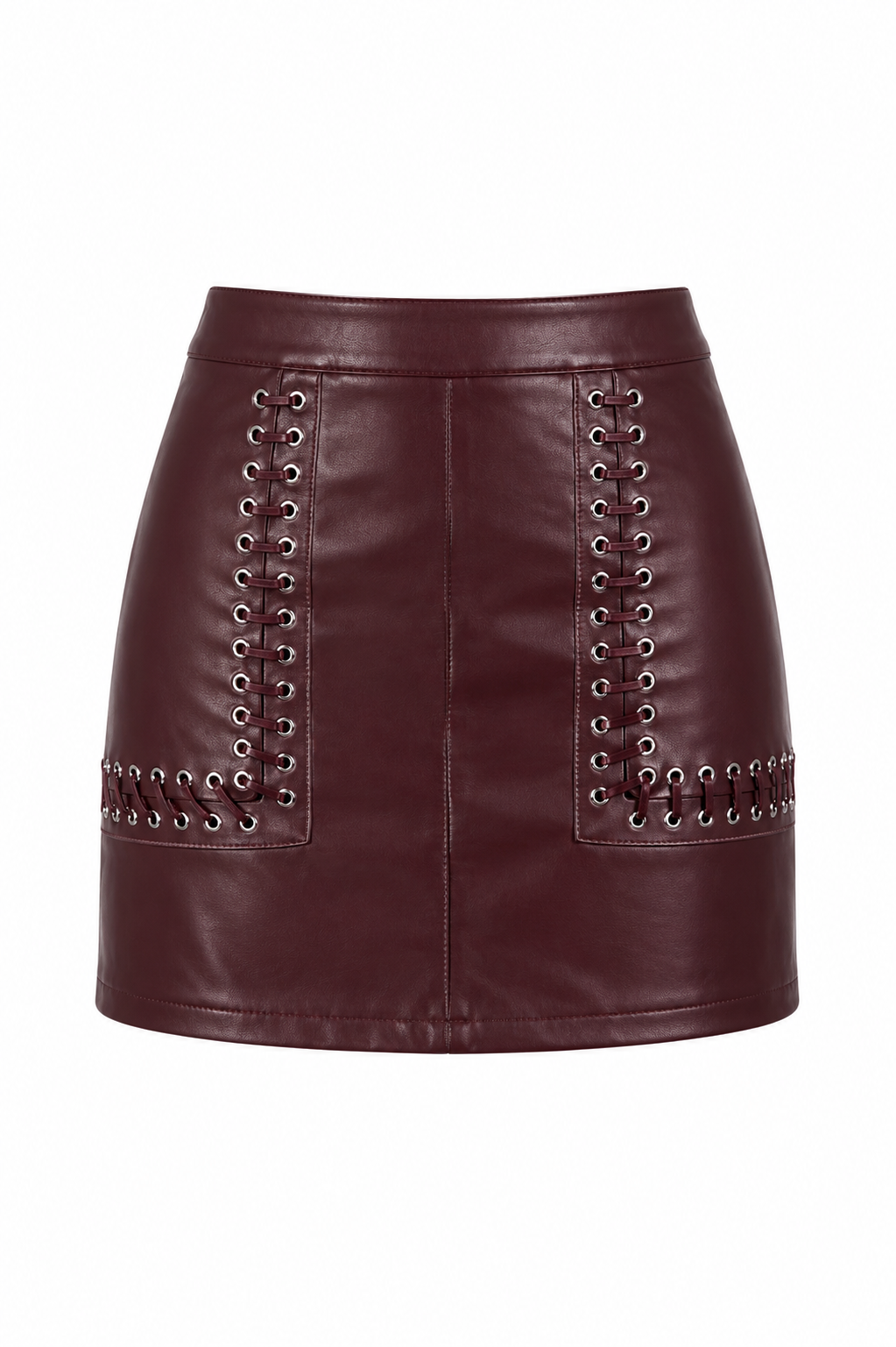 Amy leather skirt - Brown