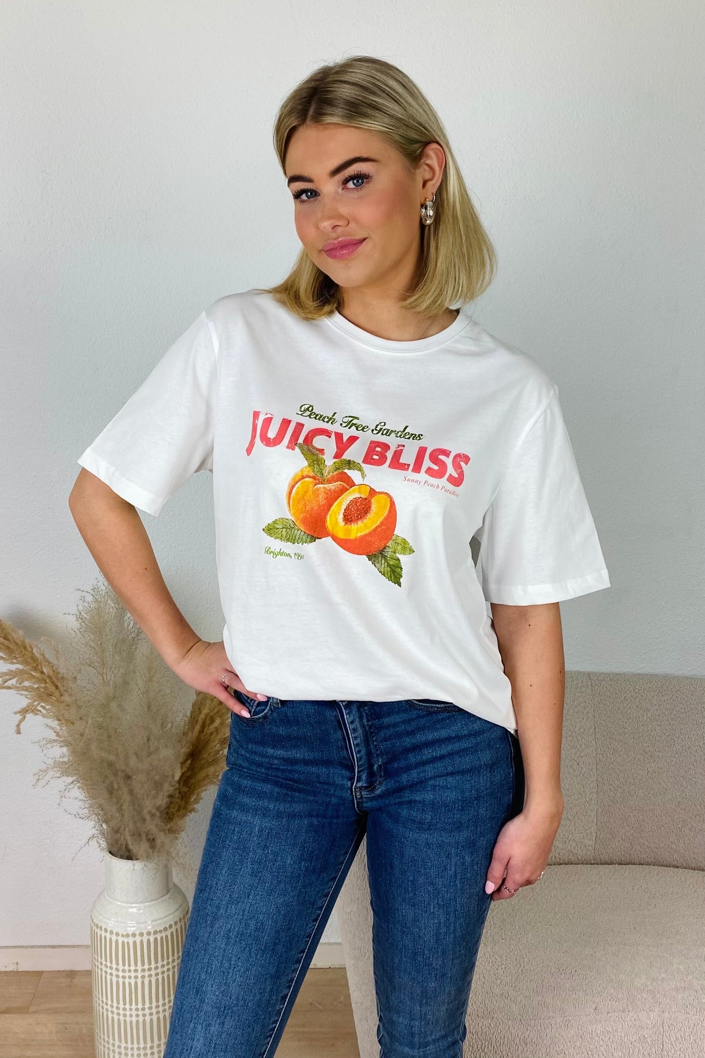 Juicy Bliss t-shirt - Wit