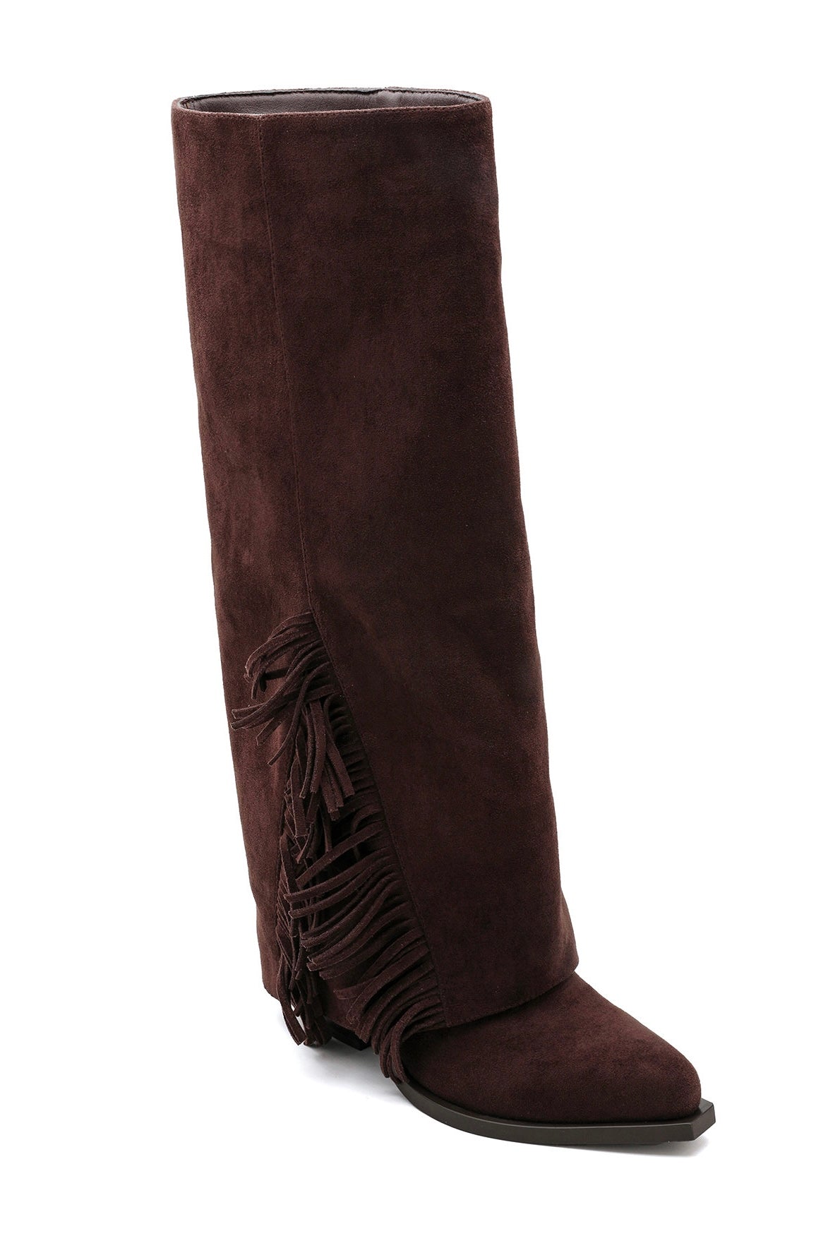 Ruby boots fringe - Brown