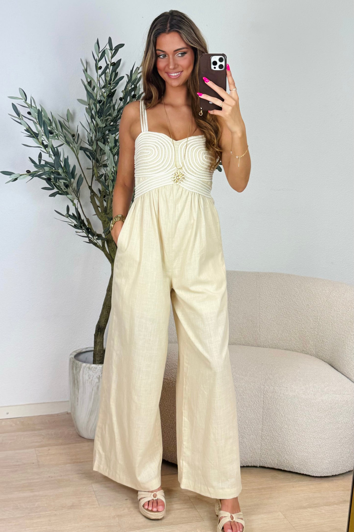 Savannah jumpsuit - Beige