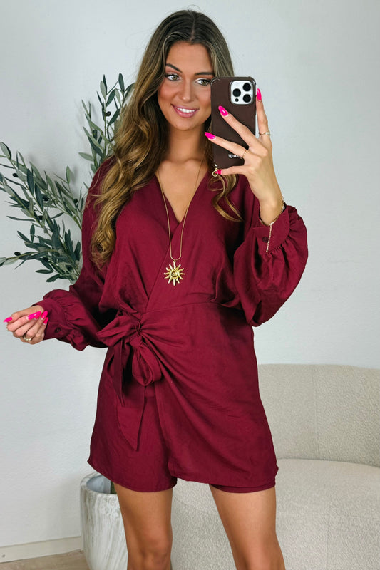 Peyton playsuit - Bordeaux