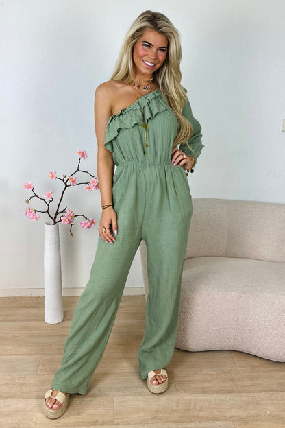 Mayla - jumpsuit kaki