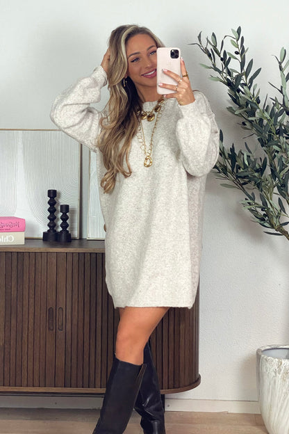 Benthe knit dress - Beige