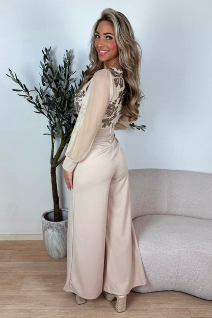 Ophelia jumpsuit - Beige