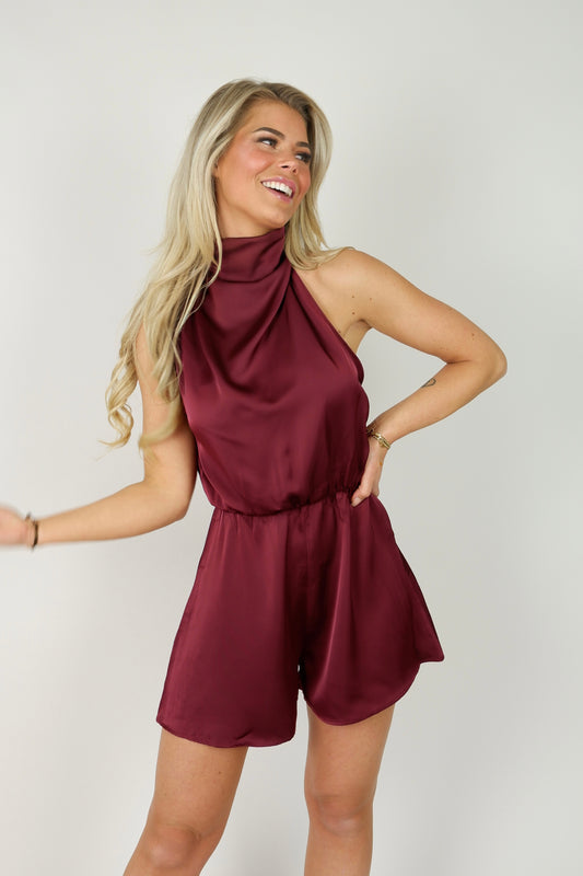 Jenny - playsuit bordeaux