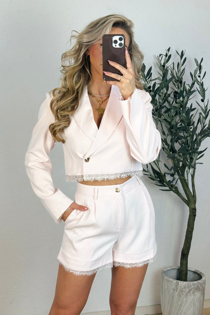 Phoebe blazer - Roze