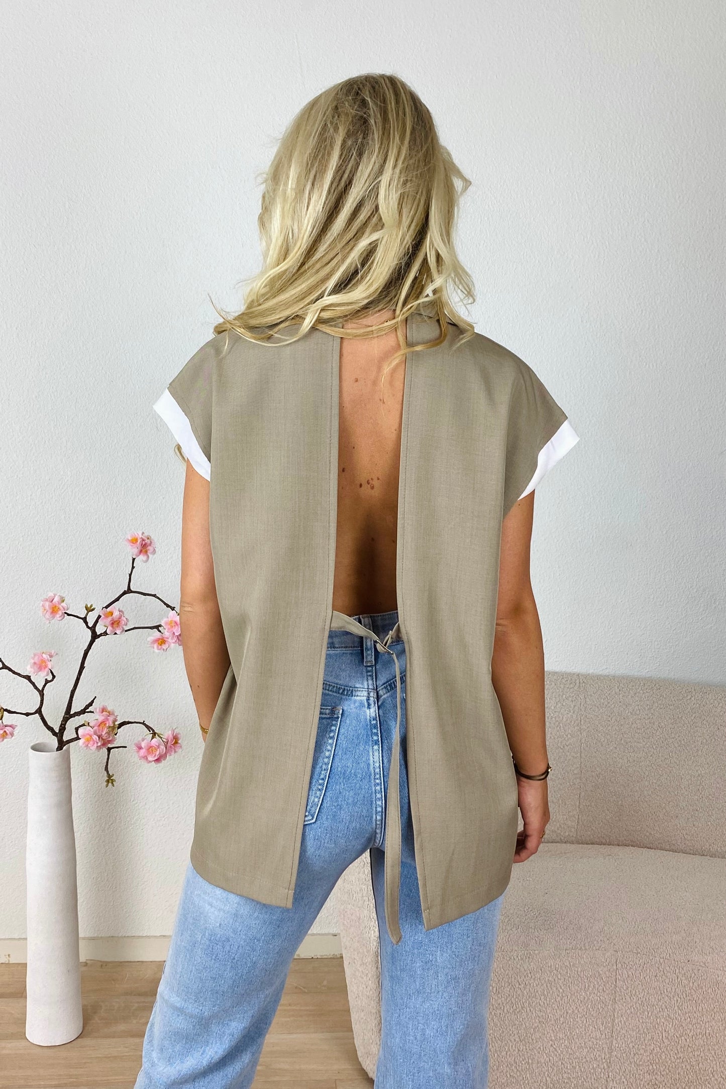 Mary - gilet beige