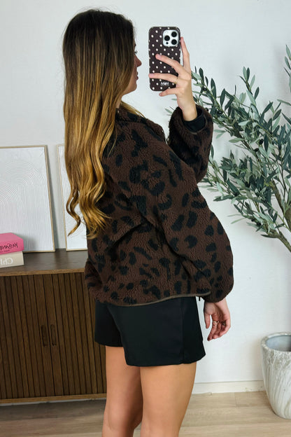 Nessa leopard teddy jack - Bruin