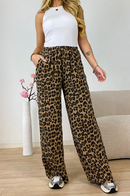 Kara - broek leopard