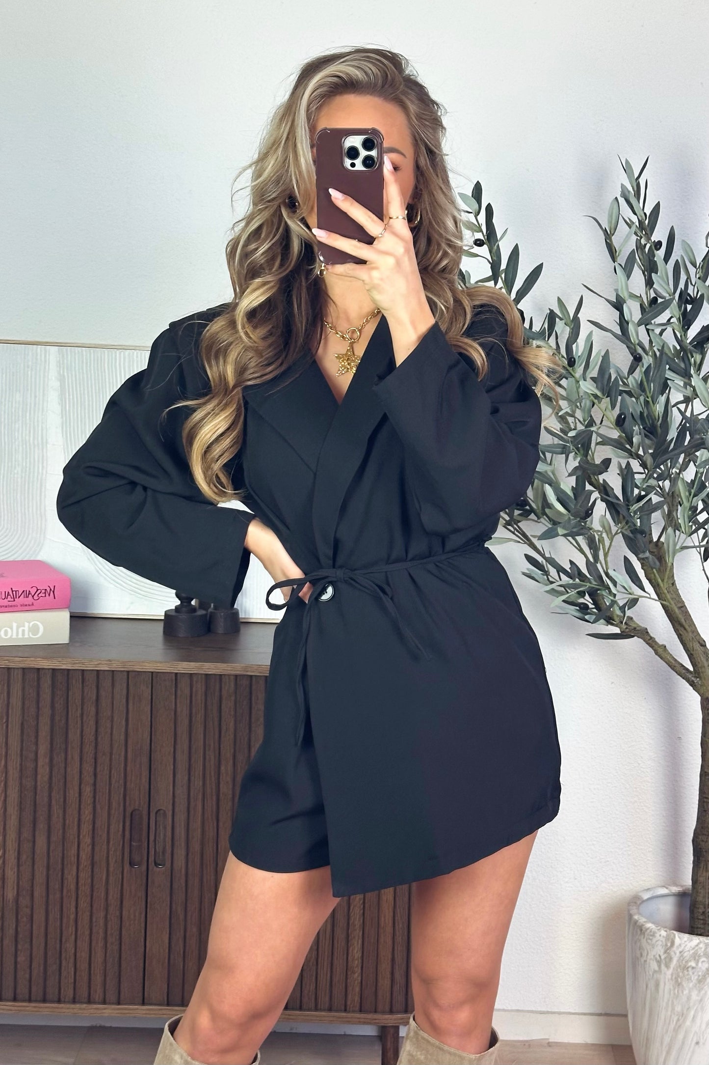 Aimy playsuit - Zwart