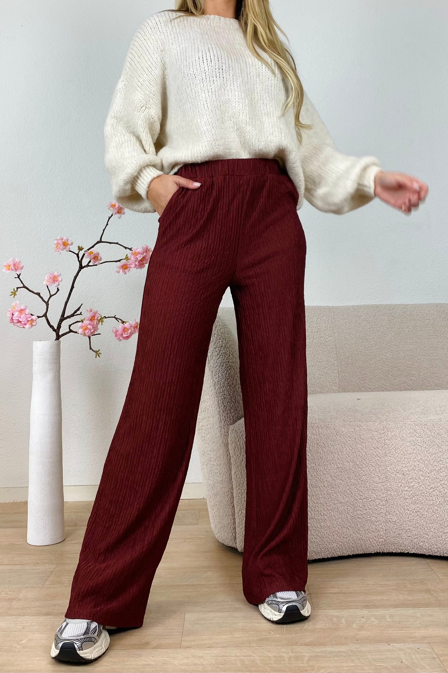 Clara - broek bordeaux