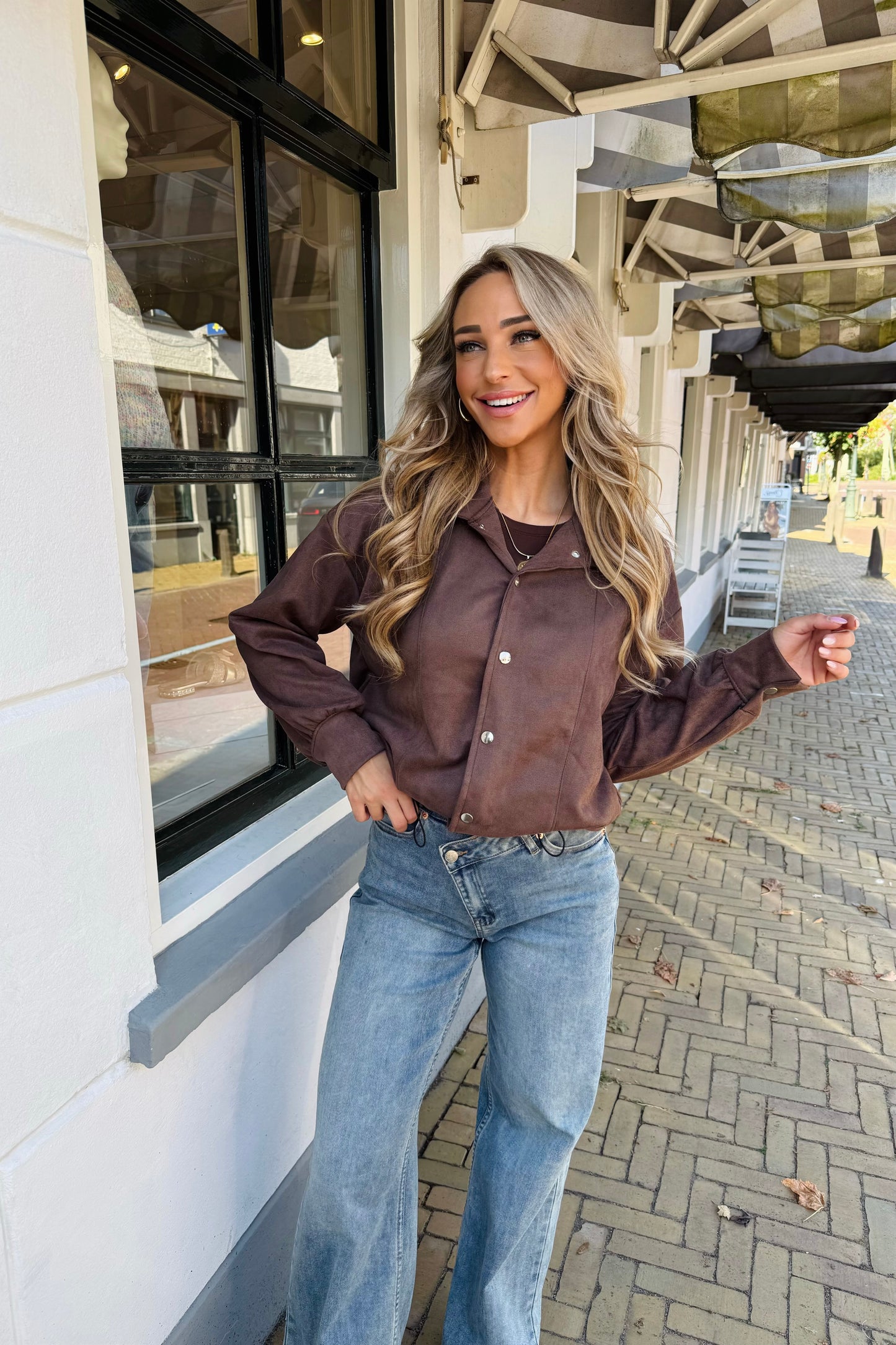 Yasmine bomber jack - Bruin