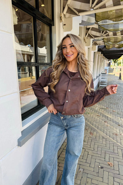 Yasmine bomber jack - Bruin