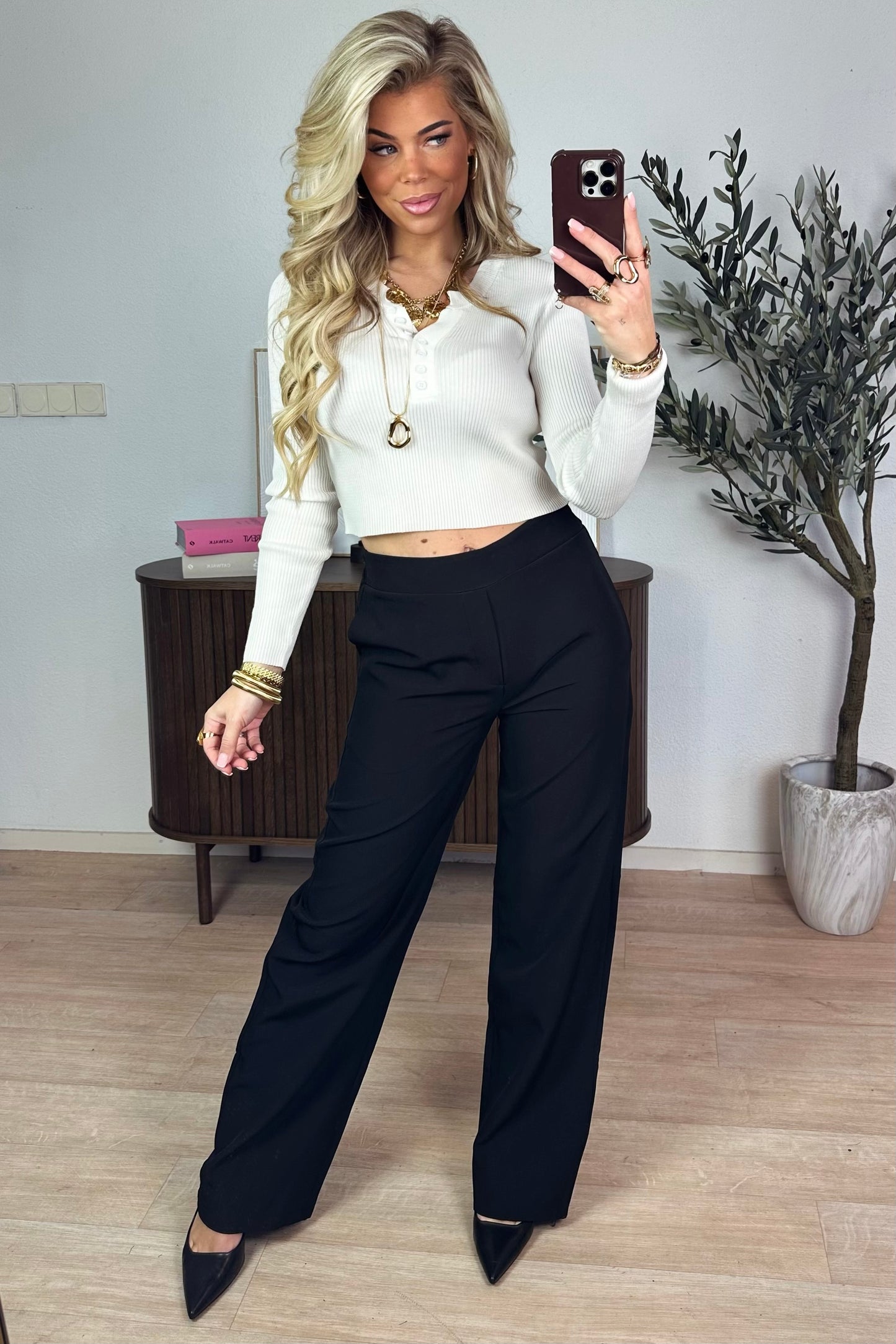 Abby pantalon - Black