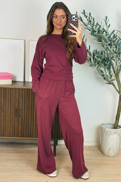 Rachelle comfy set - Bordeaux