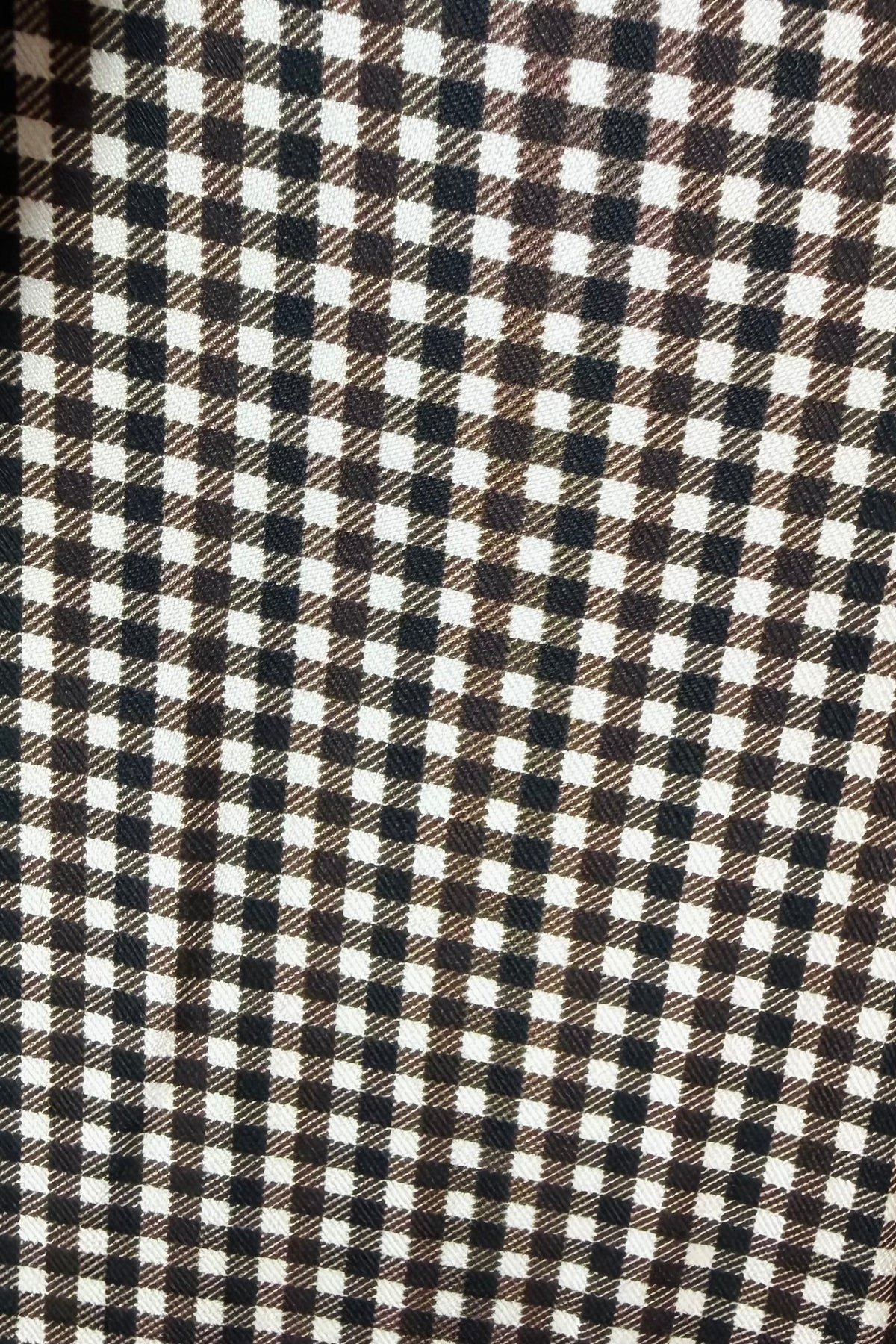 Quirine check pantalon - Bruin